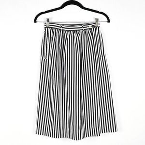 Vintage Campus Casuals Striped Skirt XS